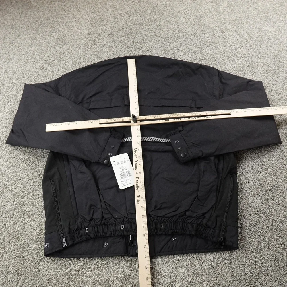 NEW Spiewak Jacket Mens L Black Duty Full Zip Waterproof Windbreaker Bomber Coat